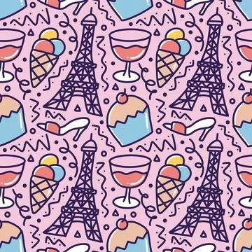 Des_paris_1 Illustrazione stock