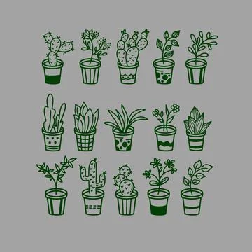 Desain flower cute Illustrazione stock