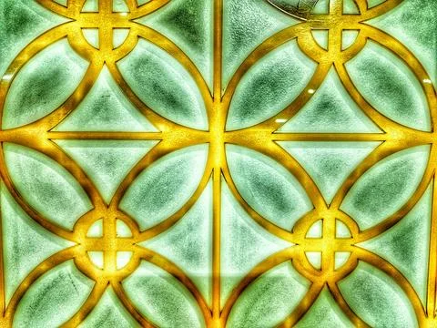 Desain Geometris Stockfoto's