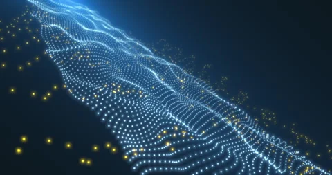 A descending blue path Stock Footage 243180178