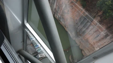 Descending Elevator  Stock Footage 35369501