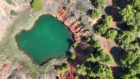 Descending on the Lake Stock Footage 316771865