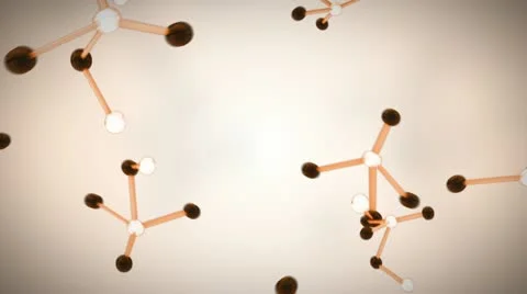 Descending molecules 库存影片 12288647