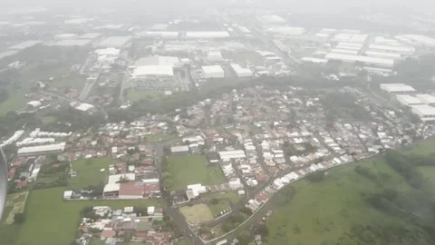 Descending Into San Jose Stock Footage 283752331