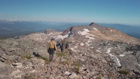 Descending Sing Peak Stock Footage 117733935