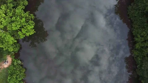 Descending Into Still River Stock Footage 158325426