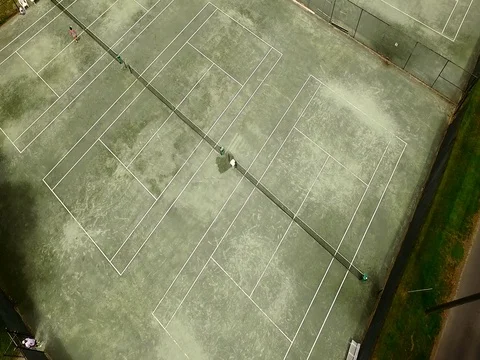 Descending Tennis Video stock 77631132
