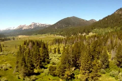 Descending To The Valley Floor Stock Footage 11279173