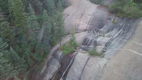 Descending the waterfall 스톡 동영상 84956676