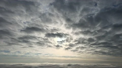 Descent from the Clouds Stock Footage 166803561