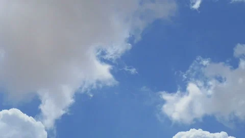 Descent down from the clouds in the sky Stock Footage 92902130