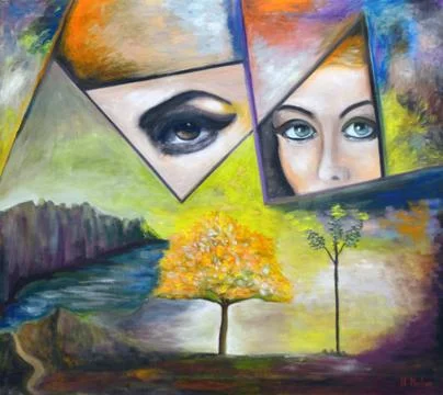 Descent Illustrazione stock