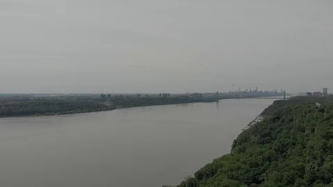 Descent Over The Palisades 스톡 동영상 111385754