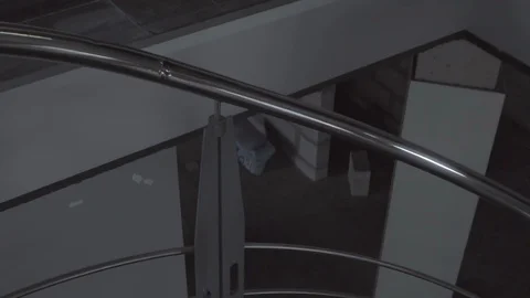 Descent from the stairs on the construction site Stock-Footage 90242022