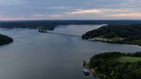 Descent upon the bridge Stock Footage 113434816