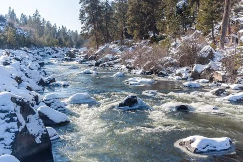 Deschutes river Stock Photos