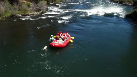Deschutes River Rafting Stock Footage 194189499