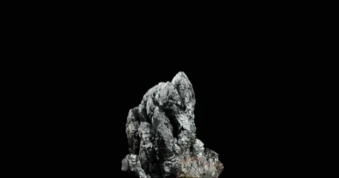 Descloizite crystals 360° rotation Stock Footage 237628124
