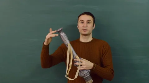 Description of the design and use of the nozzle on a fire hose. Stock Footage 68684439