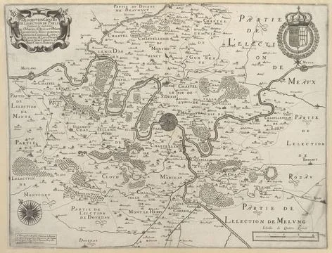 DESCRIPTION GENERA DE LELECTION DE PARIS Author(s): Boisseau, Jean Maps K.... Foto stock