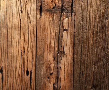 Description for over 100 years old wooden surface. Stock Photos