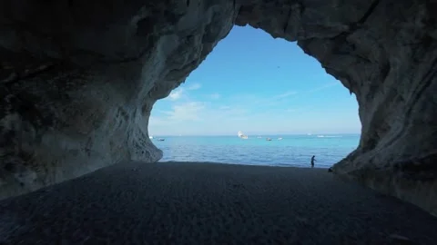 Description (under 200 chars):
Drone flying through Cala Luna's sea cave Stock Footage 341329327