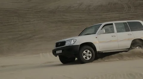 Desert 4X4 Race 2 Stock Footage 48272179