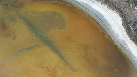 Desert Abstract landscape from above Stock Footage 149060752