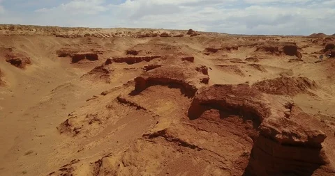 Desert aerial view Stock Footage 122137728