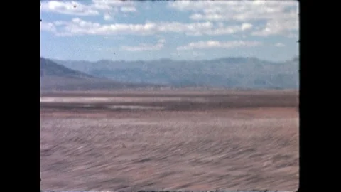 Desert and Mountain View Stock Footage 276291855