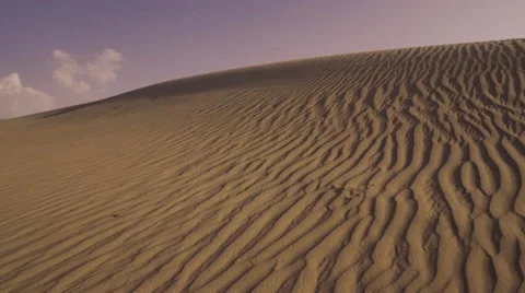 Desert and sand waves Stock Footage 56498839