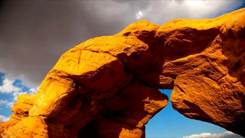 Desert Arch Timelapse (St. George) Video stock 115903115