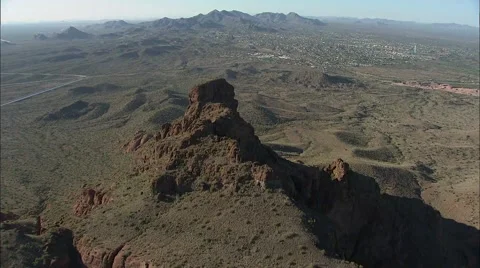Desert Arizona Mountain Stock Footage 40688515