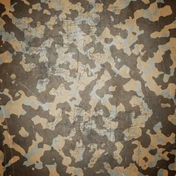 Desert army camouflage background Stock Illustration