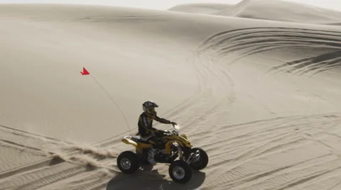 Desert atv 2 Video stock 920943