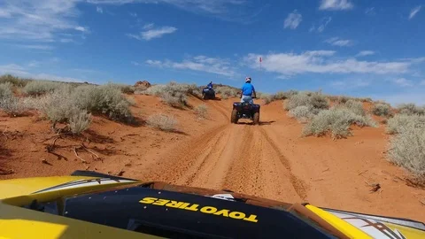 Desert ATV FPV Video stock 93570654
