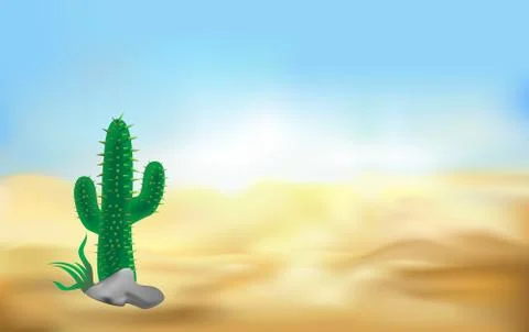 Desert baclground vector illlustration 스톡 일러스트