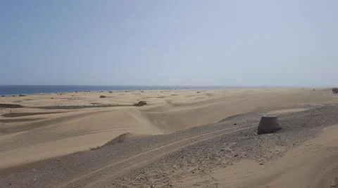 Desert like beach Stock Photos