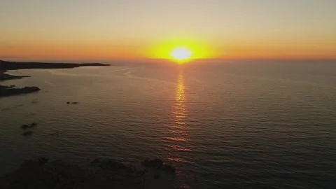 Desert beach sunset Stock-Footage 272296697