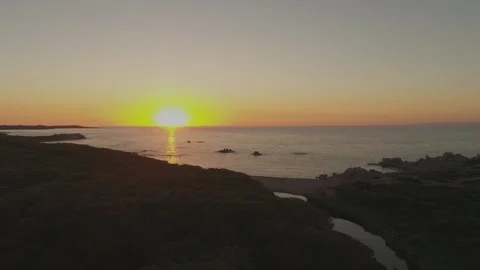 Desert beach sunset Stock-Footage 272296698