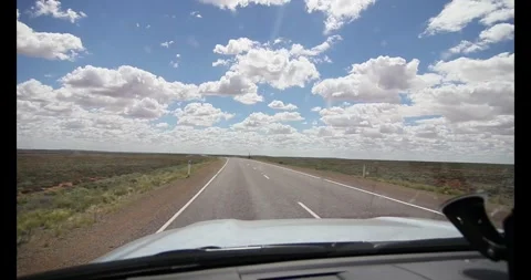 Desert bitchumen road Stock Footage 273428216