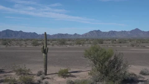 Desert boondocking pan right Stock Footage 236517378