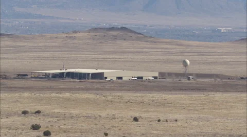 Desert Brush Building Stock Footage 39792440