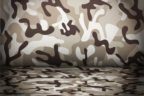 Desert Camouflage background Ilustração Stock