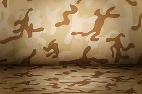 Desert Camouflage background Ilustração Stock