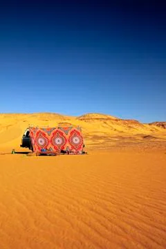 Desert Camp Foto stock