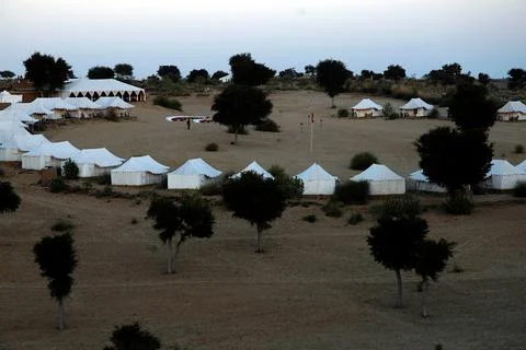 Desert Camp 写真素材