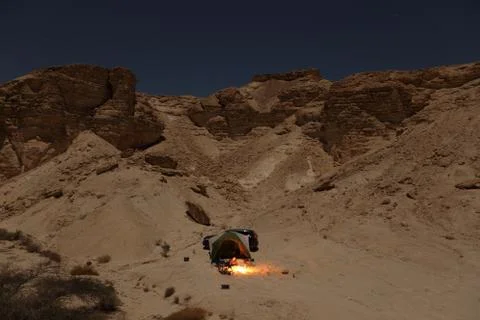 Desert Camping 写真素材