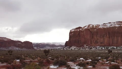 Desert canyon snow 動画素材 139584957