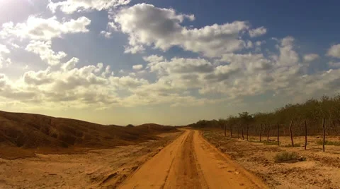 Desert Car Trip 05 Stock Footage 24896404